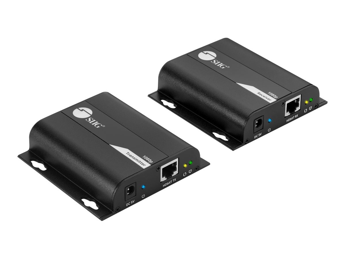 SIIG HDMI HDbitT Over Cat6 Extender with IR - video/audio/infrared extender