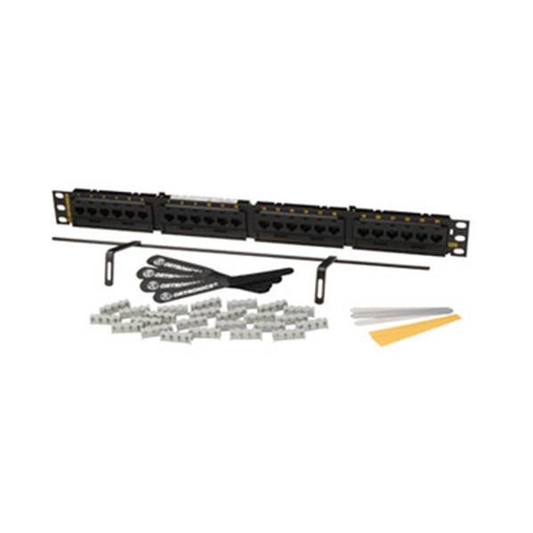 Ortronics Clarity10G patch panel - 1U - 19"