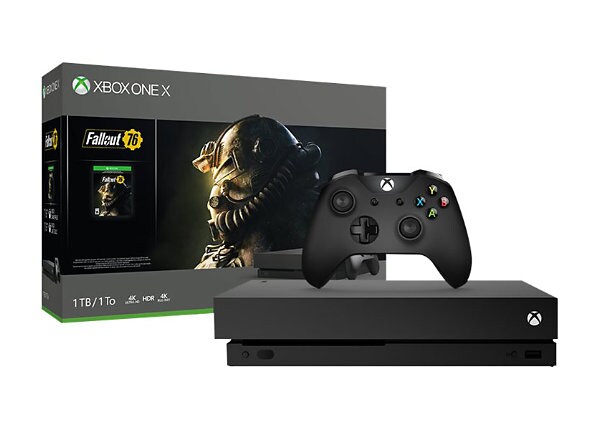 Microsoft Xbox One X - Fallout 76 Bundle - game console - 1 TB HDD - black
