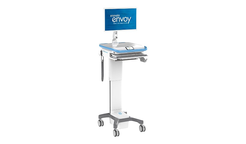 Enovate Medical Envoy Mobile Ehr Workstation - cart - FollowMe Ergonomics -