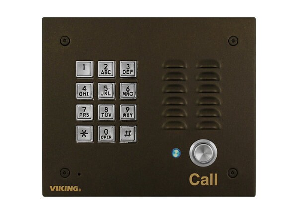 Viking Electronics K-1700-IP VoIP Oil Rubbed Bronze Entry Phone System