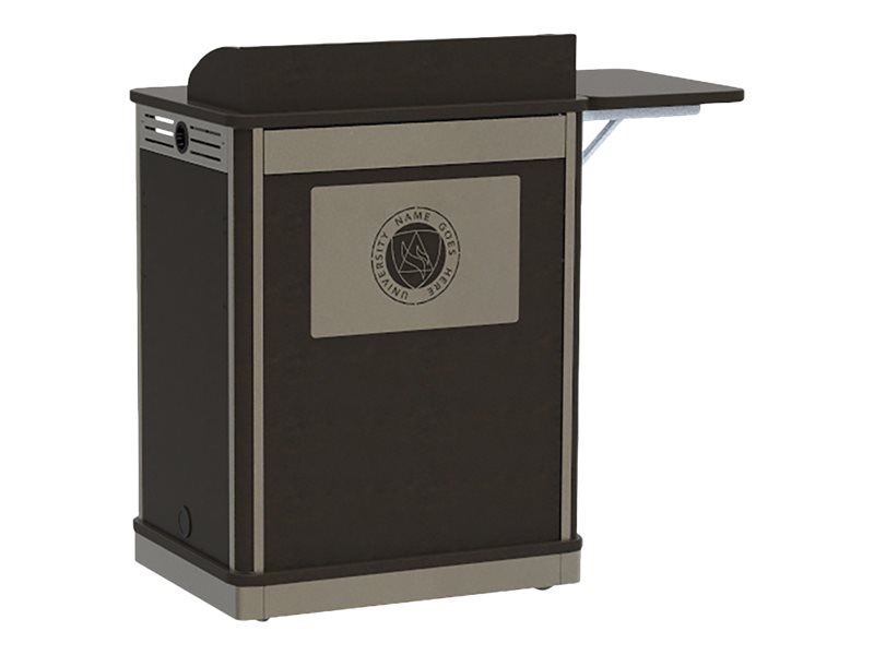Spectrum Media Manager Series Compact Lectern - Black