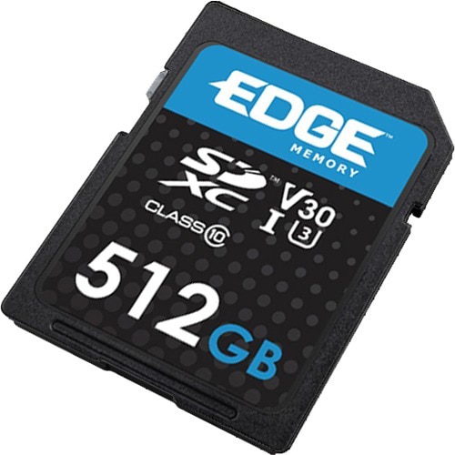 EDGE - flash memory card - 512 GB - SDXC