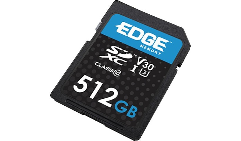 EDGE - flash memory card - 512 GB - SDXC