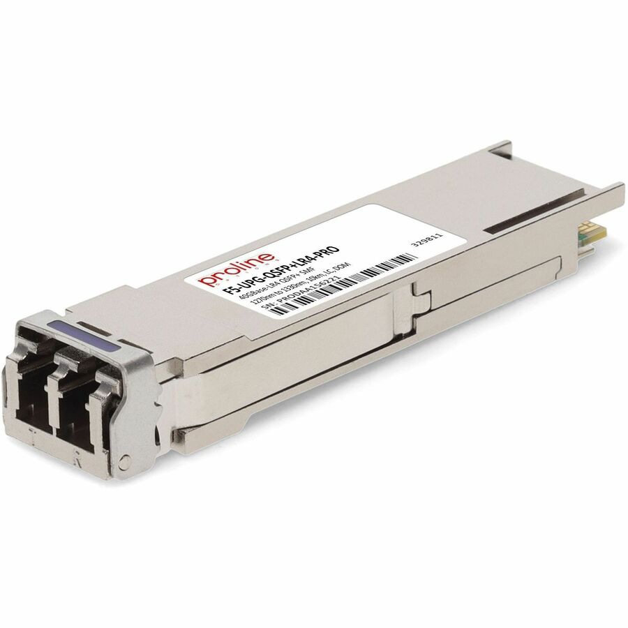 Proline F5 Networks F5-UPG-QSFP+LR4 Compatible TAA 40GBase-LR4 QSFP+ Transceiver (SMF, 1270nm to 1330nm, 10km, LC, DOM)