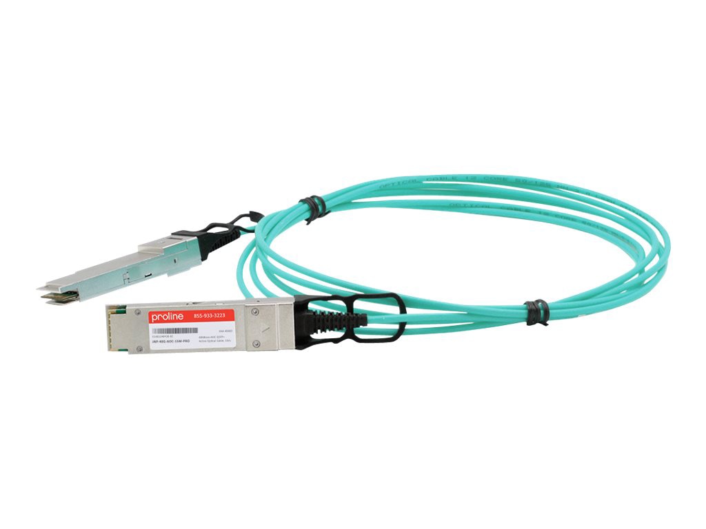 Proline Juniper Networks Compatible TAA Compliant 40GBase-AOC QSFP+ Active