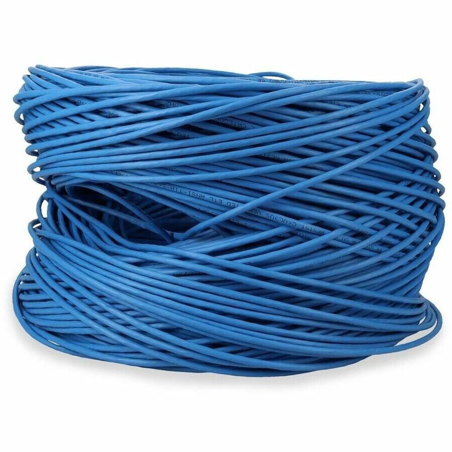 Proline 1000ft Non-terminated Blue Cat5E Straight UTP PVC Patch Cable