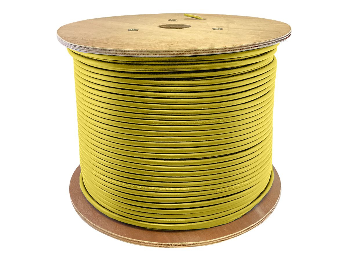Proline 1000ft Non-Terminated Yellow CAT 5E PVC Bulk Cable
