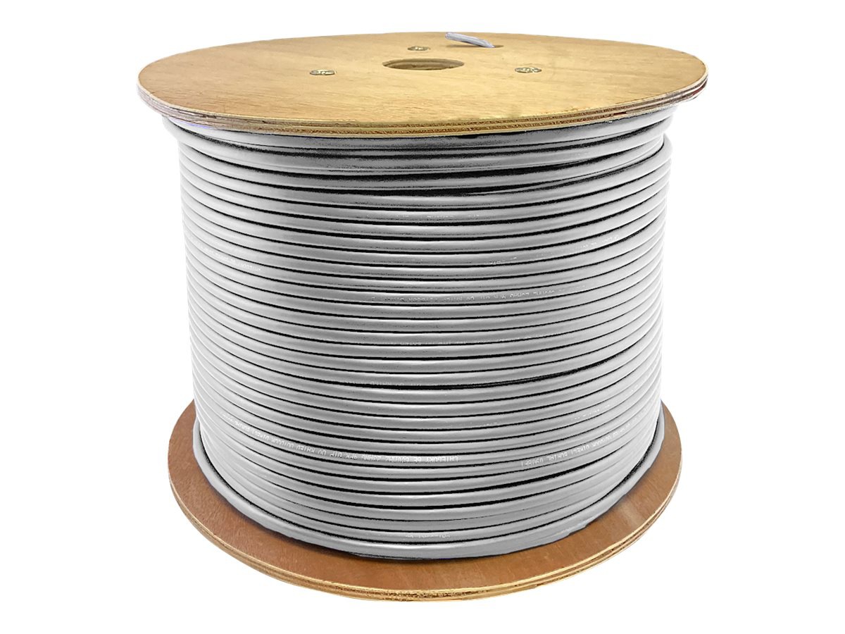 Proline 1000ft Non-terminated White Cat5e STP Plenum-Rated Patch Cable