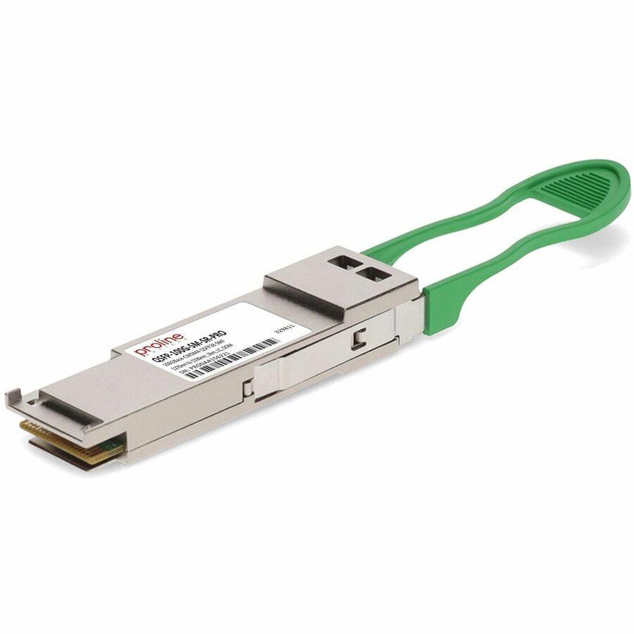 Proline Cisco QSFP-100G-SM-SR Compatible TAA 100GBase-CWDM4 QSFP28 Transceiver (SMF, 1270nm to 1330nm, 2km, LC, DOM)
