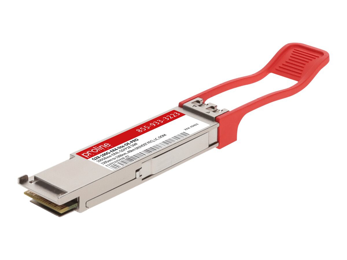 Proline - QSFP28 transceiver module - 100 Gigabit Ethernet - TAA Compliant