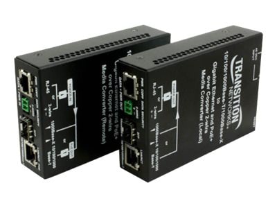 Transition Networks Ethernet Over 2-Wire Extender - Local - network extender - 1GbE