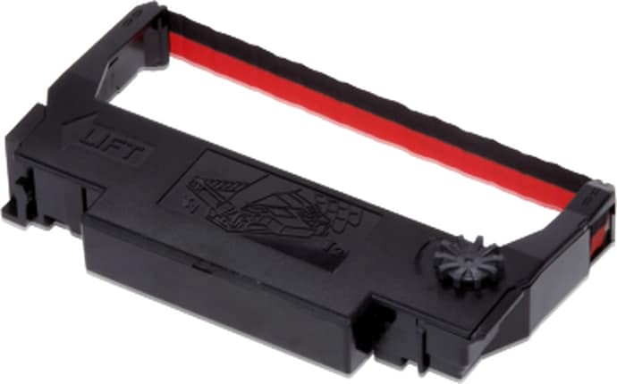 Epson ERC38BR Ink Ribbon for Receipt Printer - Black/Red