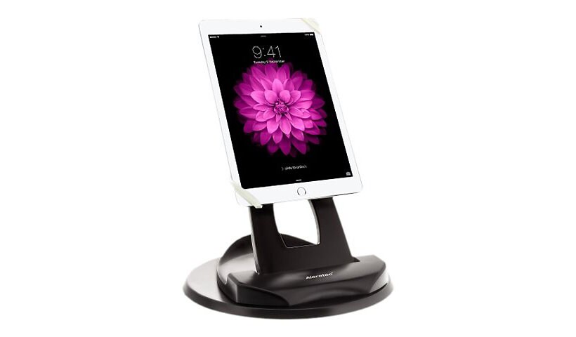 Aleratec Universal Desktop Tablet Stand Mount with Hand Strap Holder - stan