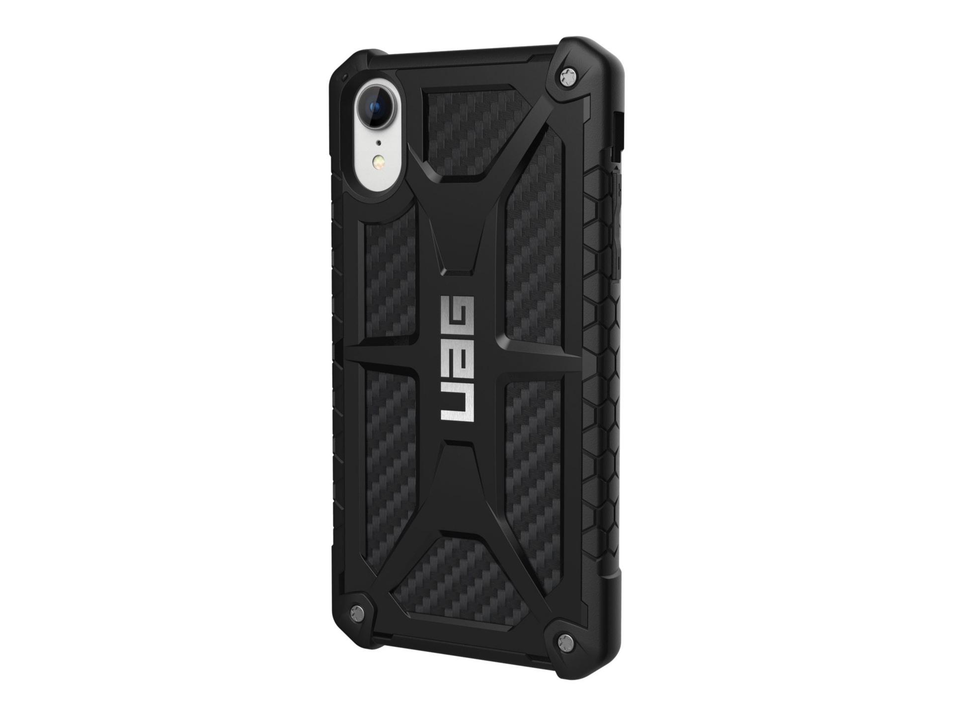 UAG Rugged Case for iPhone XR [6.1-inch screen] - Carbon Fiber - back cover