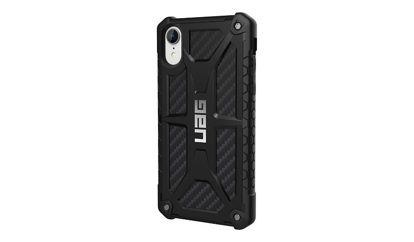 UAG Rugged Case for iPhone XR [6.1-inch screen] - Carbon Fiber - back cover