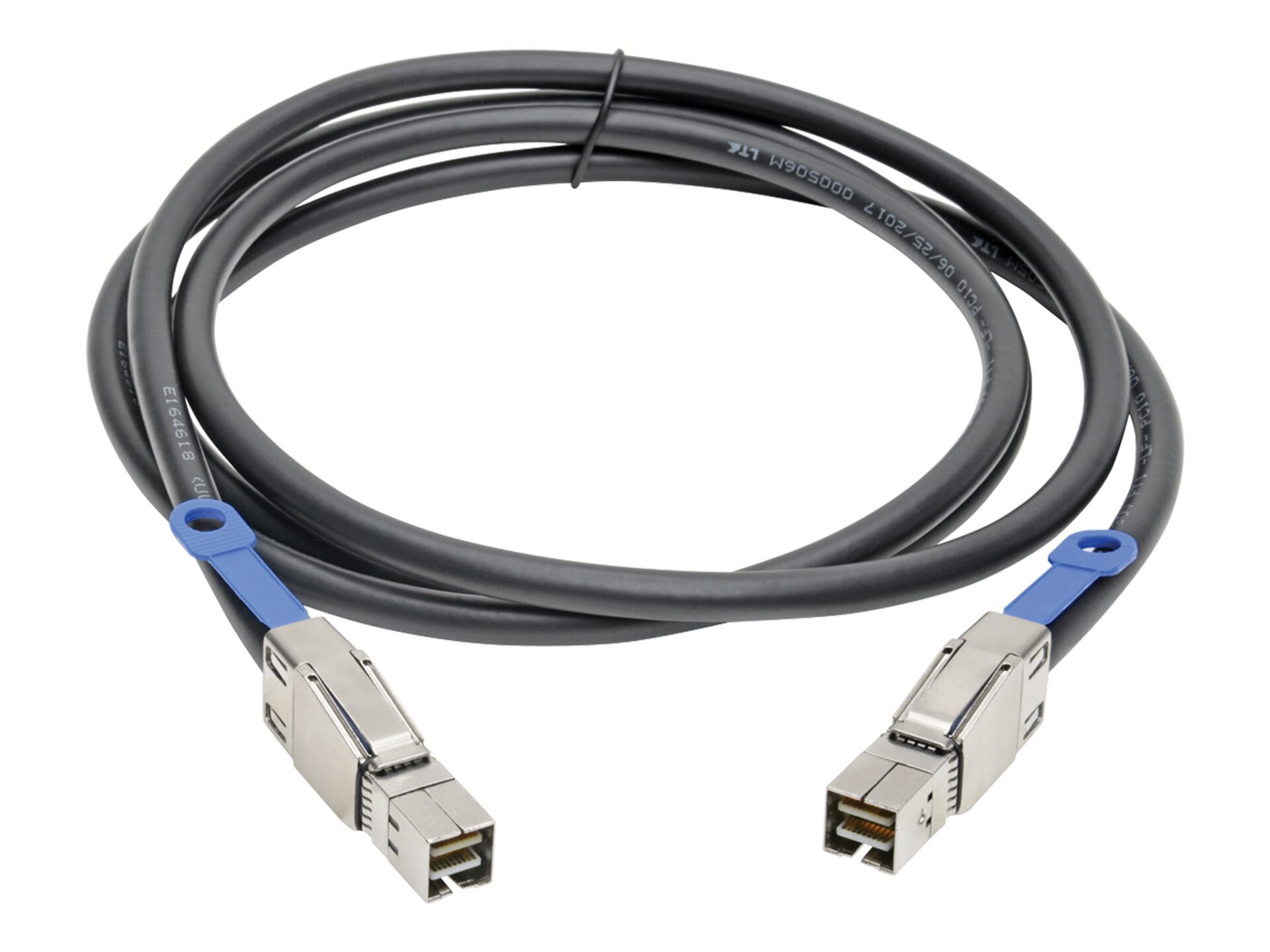Tripp Lite Mini Sas External Hd Cable Sff 8644 To Sff 8644 12gbps 2m 6 6ft S528 02m Scsi Ide Floppy Cables Cdw Com