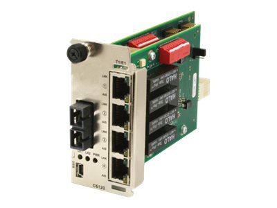 Transition Networks C6110 Series 4xT1/E1/J1 Copper to Fiber network Interface Device - short-haul modem
