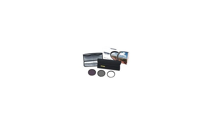 Tiffen Digital Essentials Kit - filter kit - UV protection / circular polar