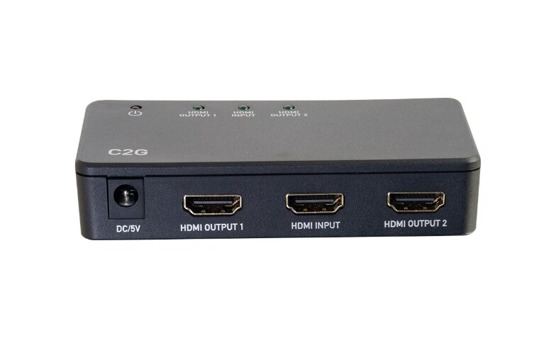 C2G 2-Port 4K HDMI Splitter - Distribution Amplifier - 41057 - Audio & CDW.com