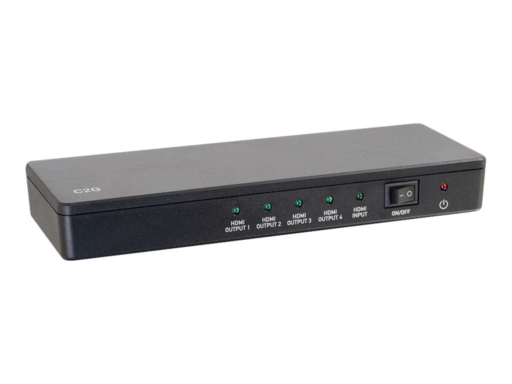 C2G 4-Port 4K HDMI Splitter - Distribution Amplifier