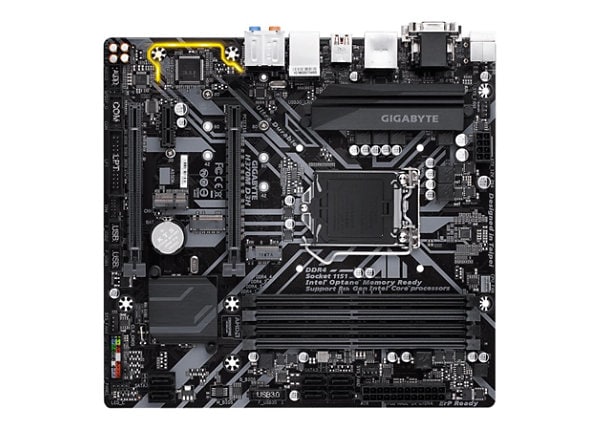 Gigabyte H370M D3H - 1.0 - motherboard - micro ATX - LGA1151 Socket - H370
