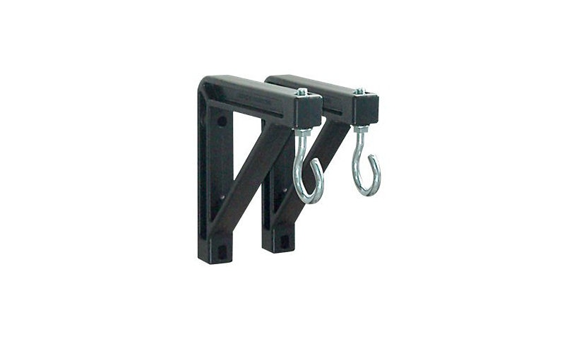 Draper Non-Adjustable Bracket - mounting kit - for projection screen - blac