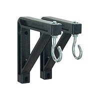 Draper Non-Adjustable Bracket - mounting kit - for projection screen - blac