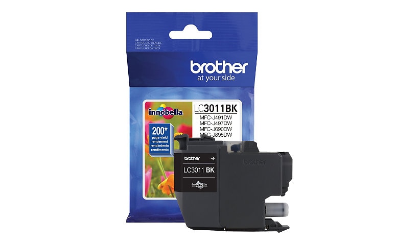 Brother LC3011BK - black - original - ink cartridge
