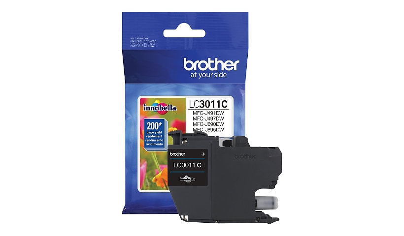 Brother LC3011C - cyan - original - ink cartridge