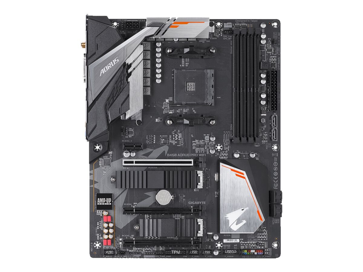 Gigabyte B450 AORUS PRO WIFI - 1.0 - motherboard - ATX - Socket AM4 - AMD B450