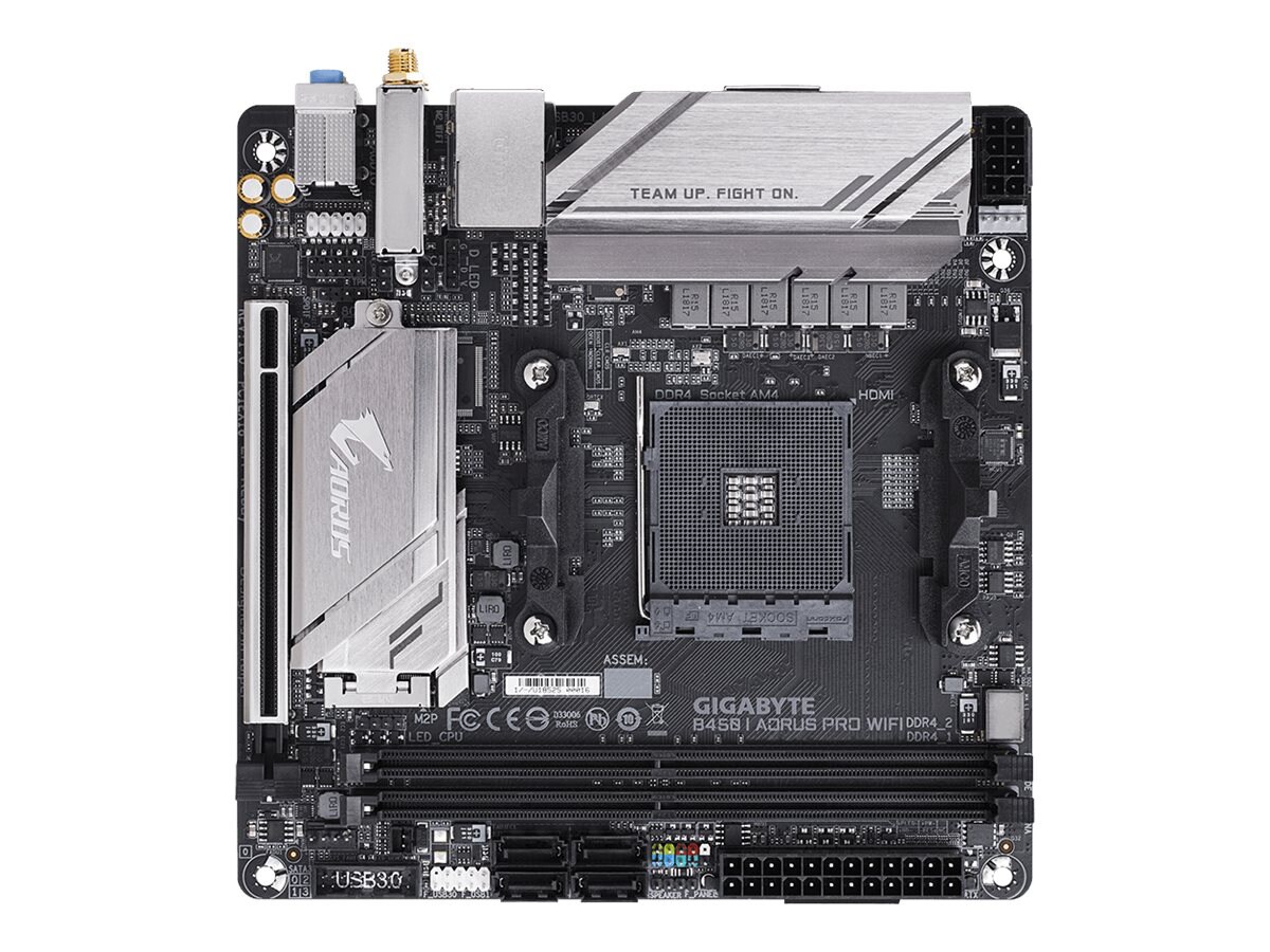 Gigabyte B450 I Aorus Pro Wifi 1 0 Motherboard Mini Itx Socket Am4 B450 I Aorus Pro Wifi Computer Components Cdw Com