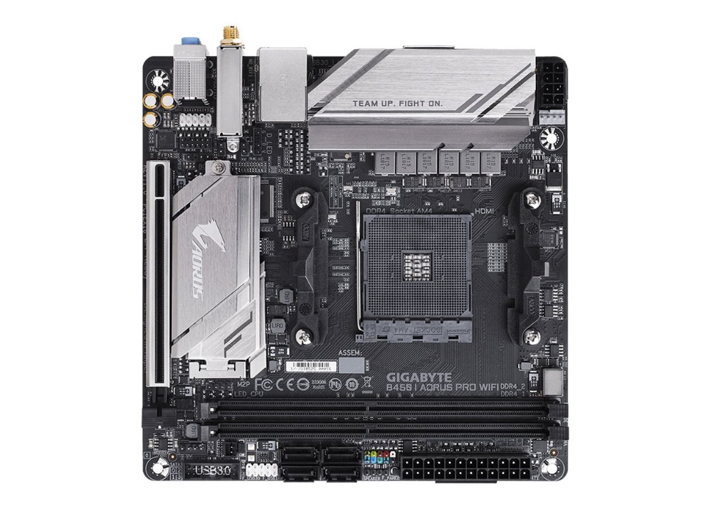 Gigabyte B450 I Aorus Pro Wifi 1 0 Motherboard Mini Itx Socket Am4 B450 I Aorus Pro Wifi Computer Components Cdw Com