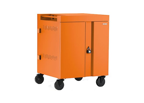 Bretford CUBE TVC36 AC Charging Cart for Chromebook - Tangerine