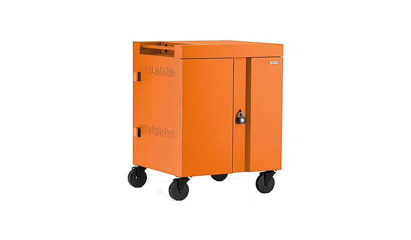 Bretford CUBE TVC36 AC Charging Cart for Chromebook - Tangerine