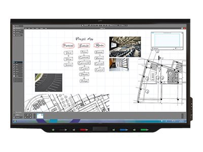 SMART Board 7075 Pro 7000 Pro Series - 75" LED-backlit LCD display - 4K - f