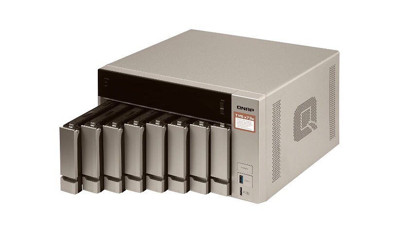 QNAP TVS-873e - NAS server - 0 GB