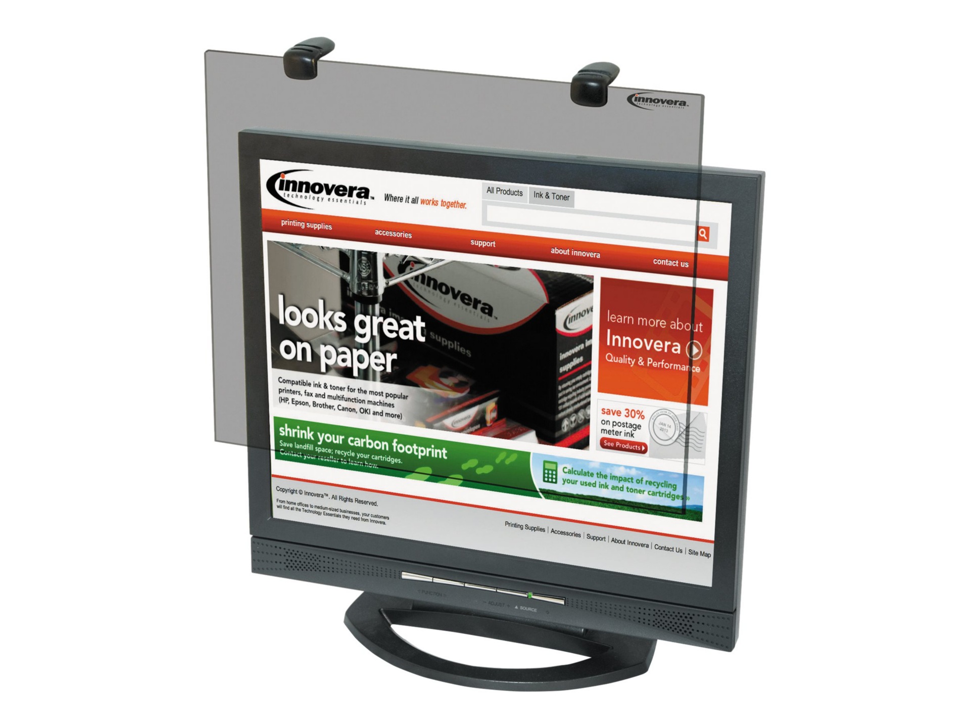 Innovera Protective Antiglare LCD Monitor Filter - display screen filter - 17" (LCD)