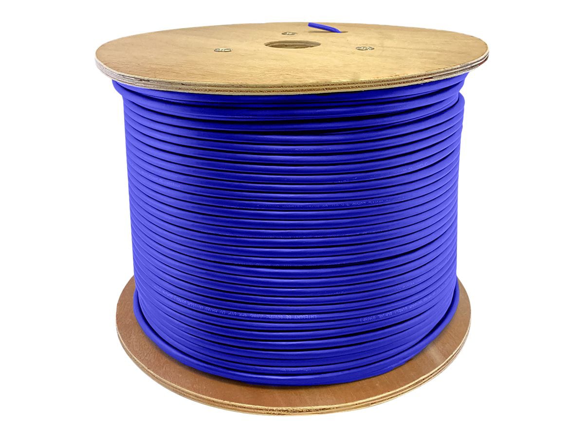 Proline 1000ft Non-terminated Blue Cat6 UTP Plenum Copper Patch Cable