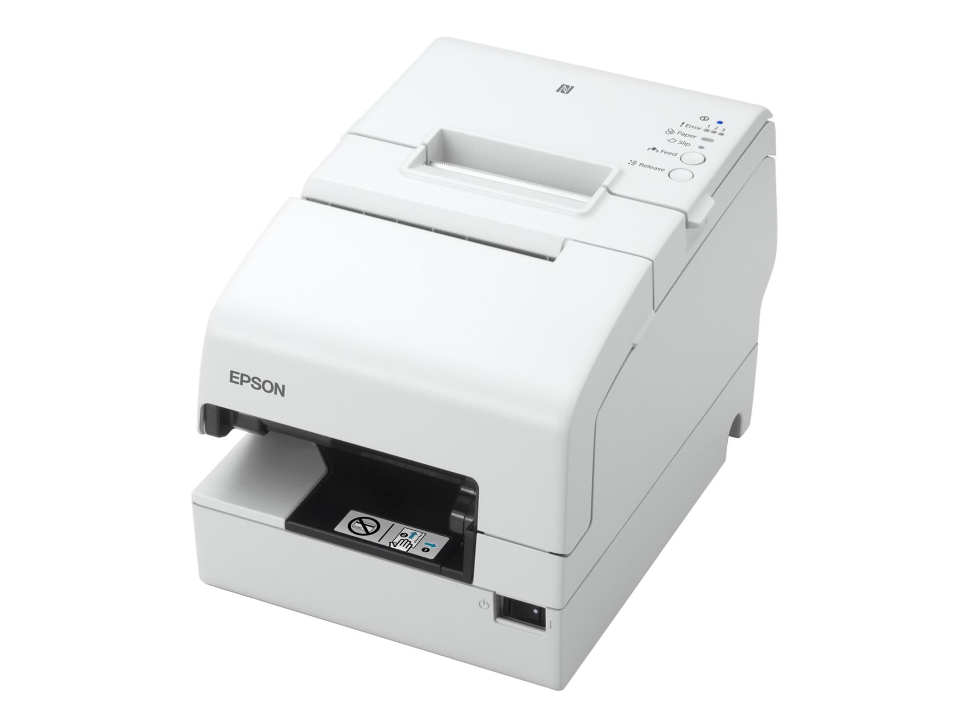 HP TM-H6000V Mobile Direct Thermal Printer - Monochrome - Portable - Receipt Print - USB - With Cutter - Black