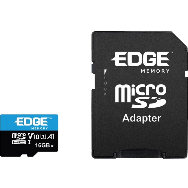 EDGE - flash memory card - 16 GB - microSDHC UHS-I