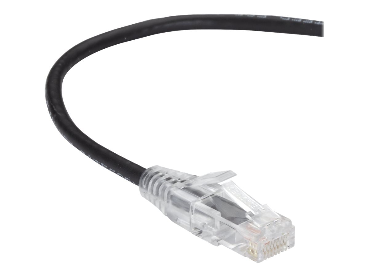 Black Box Slim-Net patch cable - 20 ft - black