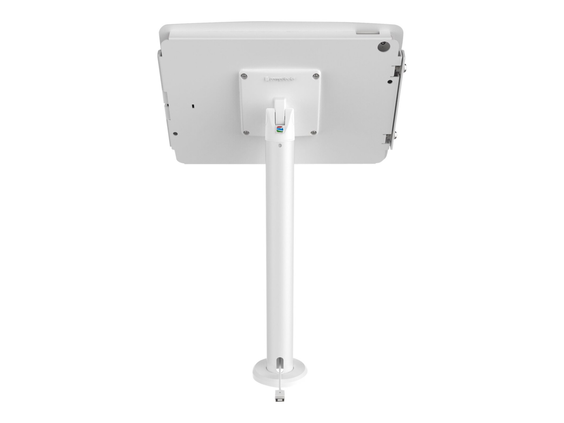 Compulocks Space Rise iPad 12.9" Counter Top Kiosk 16" White - stand