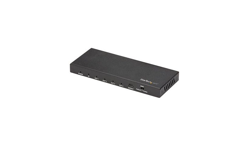 StarTech.com 4 Port HDMI Splitter - 4K 60Hz - 1x4 Way HDMI 2,0 Splitter - HDR - ST124HD203