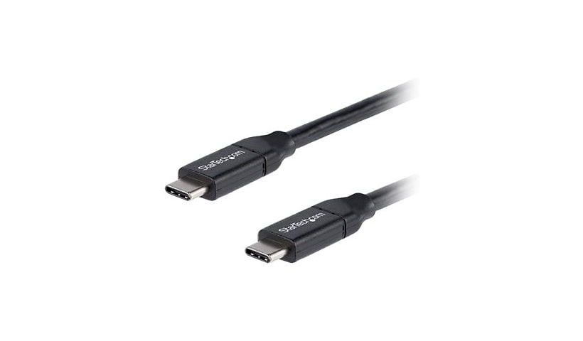StarTech.com 1m 3 ft USB C to USB C Cable w/ 5A PD - M/M - USB 2.0 - USB-IF Certified - USB Type C Cable - USB C
