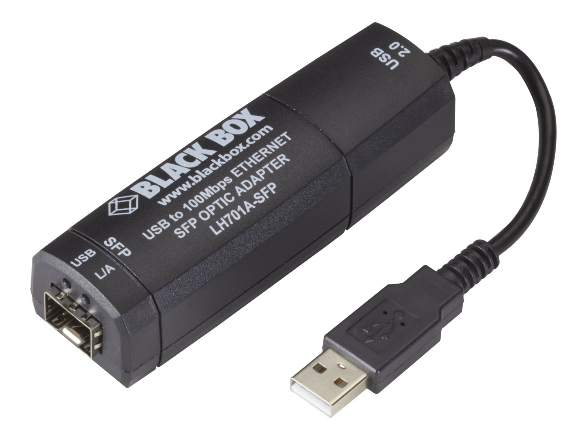 Black Box USB 2.0-to-100BASE-FX Converter - network adapter