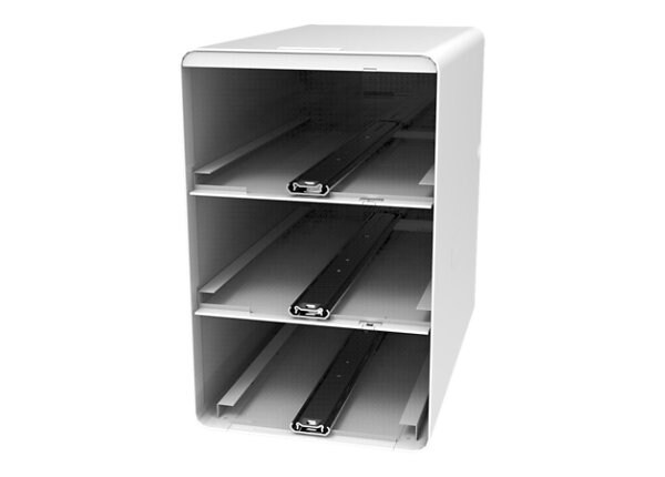 JACO EVO Mobile Cart Cabinet Enclosure with Triple 3 inch Bays - mounting component