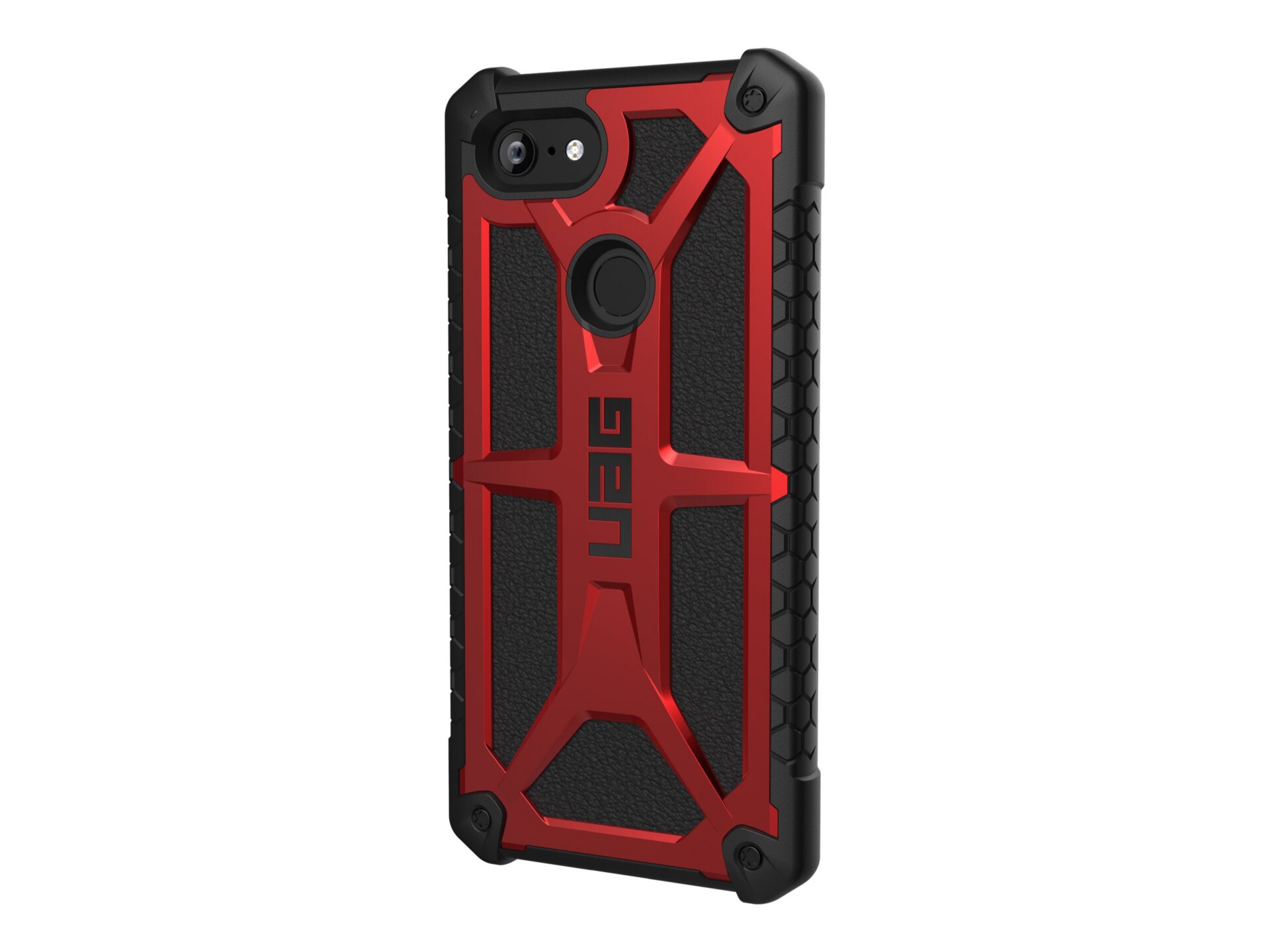 UAG Rugged Case for Google Pixel 3 XL [6.3-inch screen] - Monarch Crimson -