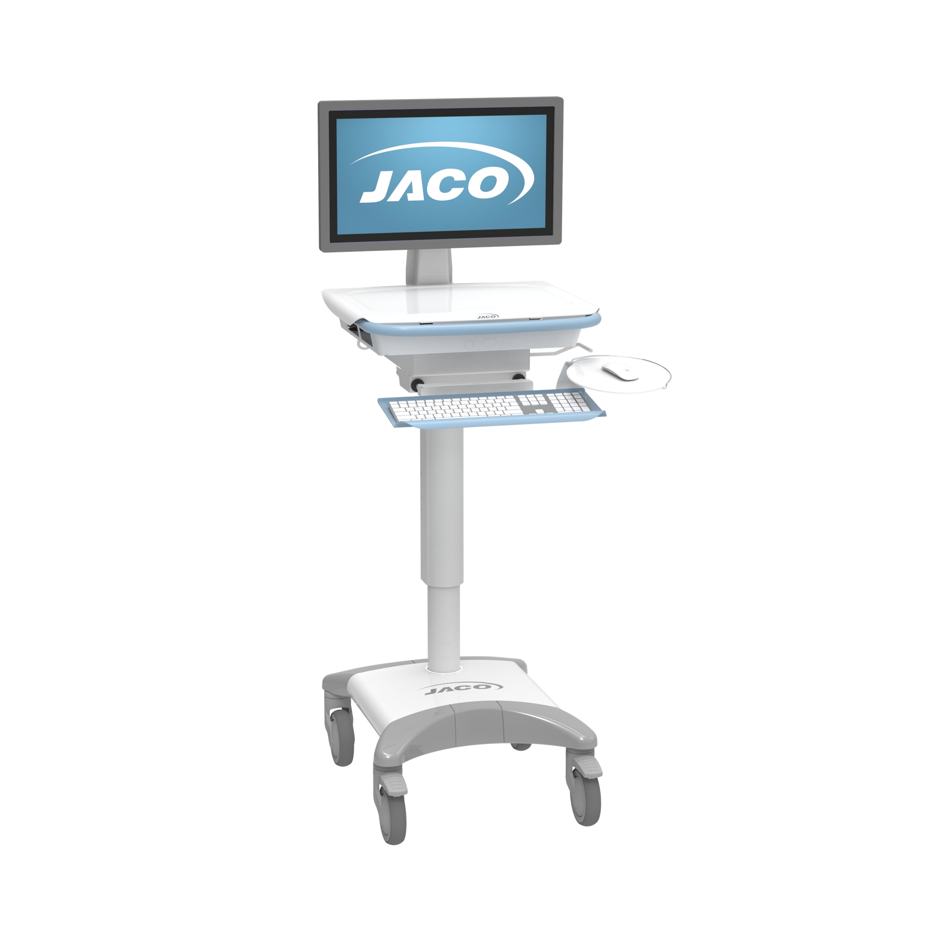 Jaco Non-Powered LCD Cart for AIO Computer and Large LCD Displays