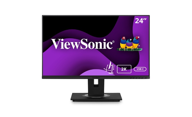 ViewSonic Ergonomic VG2455-2K - 1440p IPS Monitor with USB-C, HDMI